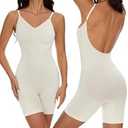 Tank Bodysuit for Women Tummy Tucker Shapewear Butt Lifter Body Shaper Compression Bodysuit (Small)