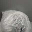 Bedsure Electric Blanket Queen Size - Thick Striped Flannel Electric Blanket with Dual Control, Heating with 10 Heat Settings & 10 Time Settings, 8 hrs Timer Auto Shut Off (84x90 inches, White)