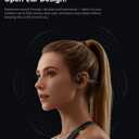New Bone Conduction Headphones Bluetooth 6.0, Open Ear Headphones with Mic, 3 EQ Modes, Anti-Leak Audio, Dual Pairing, 10H Playtime, 25g Lightweight, IP65 Waterproof for Running, Cycling & Hiking