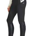 Willit Women's Horse Riding Pants Knee-Patch Equestrian Breeches Horseback Schooling Tights Zipper Pockets (Black, L)
