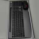 Ergonomic Wireless Keyboard and Mouse with Wrist RestPhone Holder - 2.4GHz Full-Sized Low-Profile Quiet Wireless Mouse and Keyboard Combo for Computer, Laptop, PC, Mac-Grey