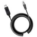 USB to RJ11 Colied Power Cord for Radar Detectors Compatible with Uniden R3 R4 R4w R7 R8 R8w DFR9 DFR8 DFR7 Escort 3 4 Redline 360c MAX 360/c MKII MAXcam 360c Radenso XP Beltronics Cobra Whistler