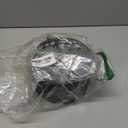 360 Rotating Utensil Caddy - Silverware Cutlery Caddy Holder with 4 Compartment, Metal Flatware Organizer Countertop with Handle for Party Camping Picnic, Kitchen Counter, Office (Black)