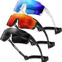 3 Pack Kids Polarized Sunglasses - Youth Baseball Sunglasses for Boys Girls Age 3-12 Sports UV Protection Goggles