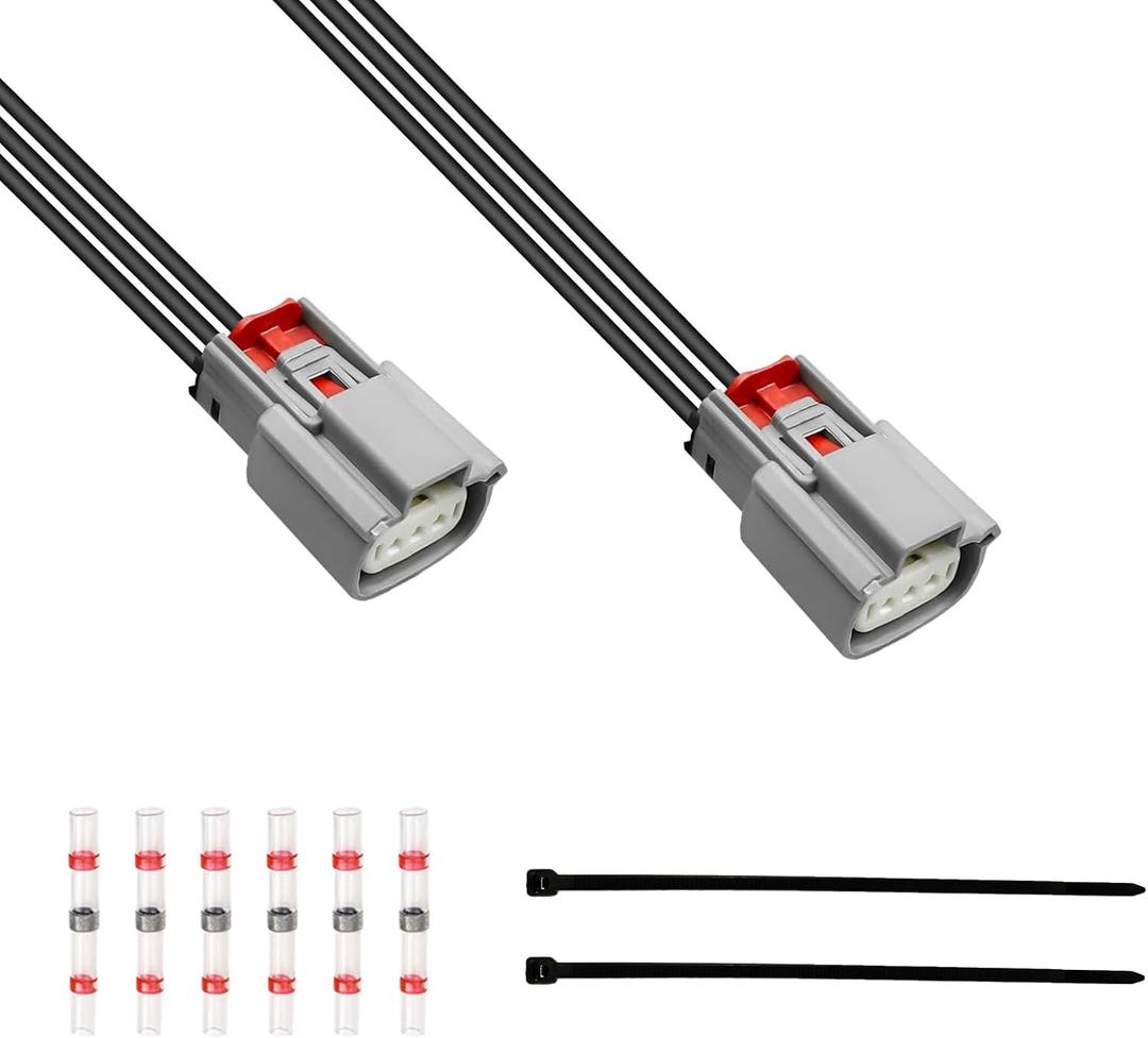 MAMIKO Ignition Coil Connector Pigtail Harness CU2Z-14S411-AFA for Ford Expedition F150 Explorer Flex Lobo Taurus Transit-150 Transit-250 Transit-350, for Lincoln MKS MKT Navigator 3.5 V6 Engine -2Pcs