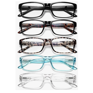 Gaoye Professional Reading Glasses for All Day - Computer Readers with Blue Light Protection - Value Pack +2.25