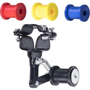 Motorized Bike Universal Chain Tensioner Heavy Chain Tensioner Adjuster Spring Sprocket Chain Tensioner for Motorized Bicycle Dirt Pit Pro Dirt Bike (Upgraded 3 spare wheels)