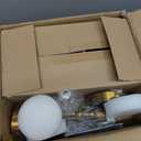 EIDISUNY Battery Operated Wall Sconces Set of 2, Rattan Shade Wireless Wall Sconces, RGB Rechargeable Dimmable, Brass-Color Vintage Wall Sconce for Bedroom, Living Room, Hallway Bulbs Included