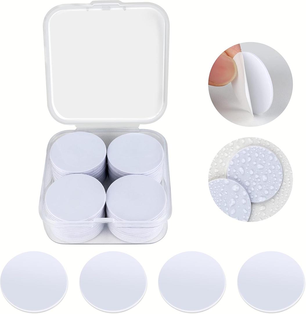 50 pcs NFC Tags, NTAG215 NFC Tags Blank White Card NFC Stickers NFC Coin Cards Compatible with TagMo and Amiibo with Adhesive Back for Easy Fixing and Storage Box