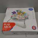 Adjustable Arch Bassinet Toys for Infant & Toddlers, Stroller Arch, Baby Crib Toys with Fascinating Hanging for Stimulating Babys Senses and Developing Motor Skills