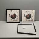 Fun Memories Black 12.5 x 12.5 Vinyl Record Frame for Wall Display, 2 Pack