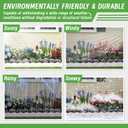 20Pcs Garden Edging Border Landscape Edging Lawn Garden Fence Decorative Landscape Border 20Ft Length Landscaping with 20 Pcs Stakes for Lawn Flower Bed Yard White