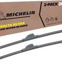 Michelin 19-2622SUBA Stealth Ultra Twin Pack 26 &22 inch Wiper Blade Fits Select Honda, Toyota, Ford, Lexus, Volkswagen, Mercedes-Benz, Ram, Porsche, Acura, Model Years (2 Pack)