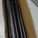 Haryaers Black Long Curtain Rod Tension Shower Curtain Rods 30 to 120 inch Adjustable Spring Heavy Duty Rods for Bathroom Windows Outdoor No Drill No Slip Spliced and Telescopic Design