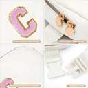 Birthday Gifts for 4 5 6 7 8 9 10 11 12 13 Year Old Girls,Gifts for Teens Kids Daughter Sister Her,Two Way Zipper Crossbody Bag Fanny Pack Belt Bag Cute Trendy Stuff - Cream,C