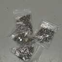 170 Pieces Multiple Sizes Cone Spikes Screwback Studs Rivets Large Medium Small Metal Tree Spikes Studs for Punk Style Clothing Accessories DIY Craft Decoration (Silver)