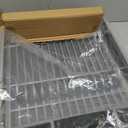 KitchenAid Large Capacity Full Size Rust Resistant Dish Rack with Angled Drain Board and Removable Flatware Caddy, Light Grey