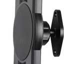 Universal Tablet Wall Mount Holder for iPad Pro 12.9/Air/Mini, Samsung Galaxy Tabs - 360 Rotation Stand with Aluminum Alloy Drill Base & Wide Clip - Fits 4.7 to 13" Phones Tablets