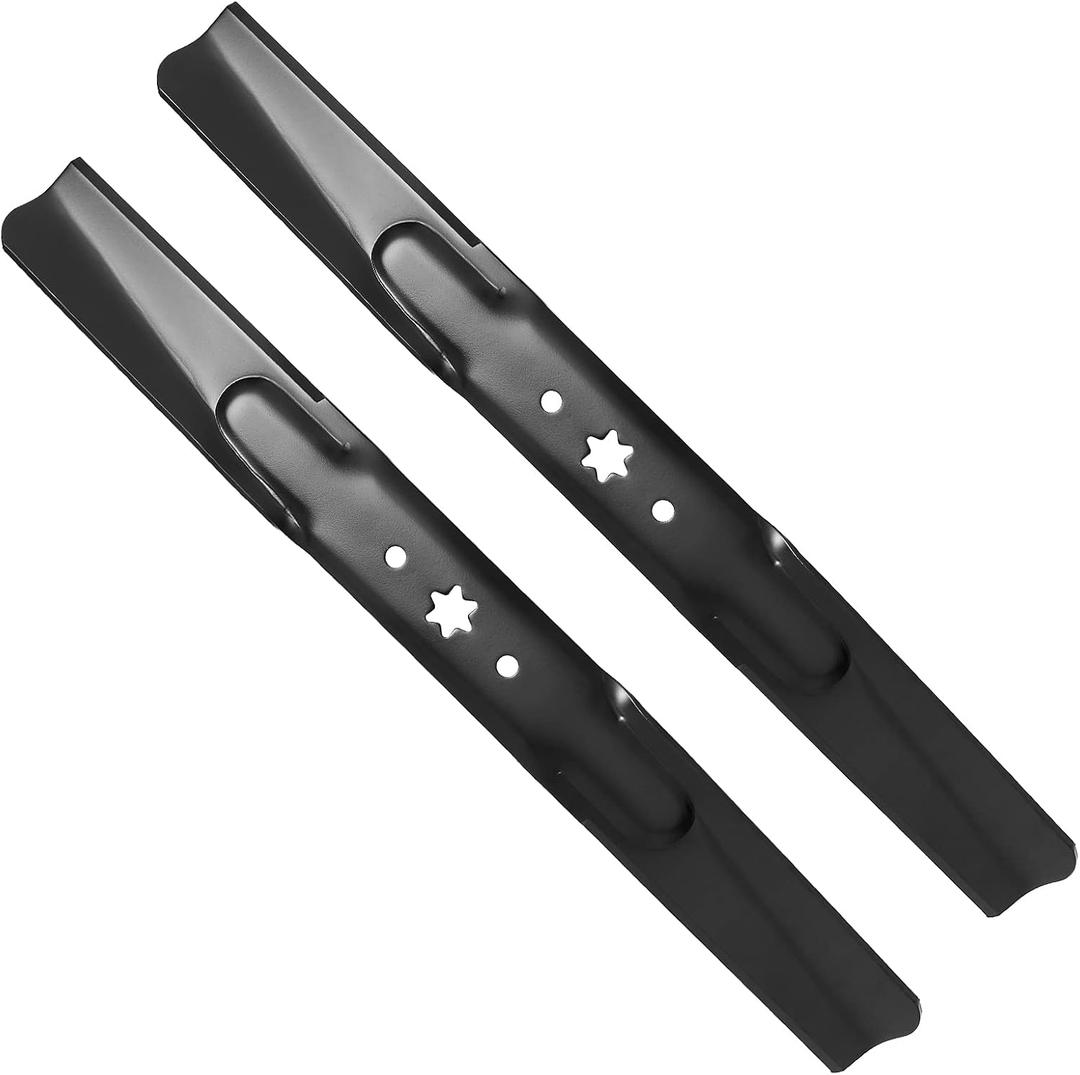 942-04244A Mower Blades Fit for Cub-Cad et 46" Deck, 942-04290 High Lift Blades for Cub Cad et XT1 XT2 LTX1045 1046 Tractor, Craftsman T240 LT2000, Troy Bilt Horse XP Riding Mower, 2 Pack
