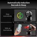 NetumScan A6 Wireless Barcode Scanner, 3-in-1 Bluetooth & 2.4G Omnidirectional Desktop QR Code Reader, 1D 2D Bar Code Image Sensing for Warehouse, Supermarket, Retail Store Pos System-A6