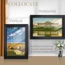 24x36 Poster Frame, Vintage Black 24 x 36 Poster Frame with HD Plexiglass Durable for Horizontal or Vertical Wall Mounting, 1 Pack
