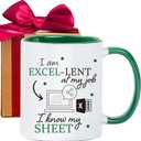 Accountant Mug - 'I Know My Sheet' Freak In The Sheets Funny Spreadsheet Mug Gift for Any Occasion