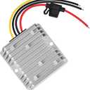 DC18V-60V to 12V Converter 20A 240W Golf Cart 24V 36V 48V Step Down to 12V Converter Voltage Regulator Reducer with Fuse Waterproofing Transformer for Golf Cart Club Car LED Lights