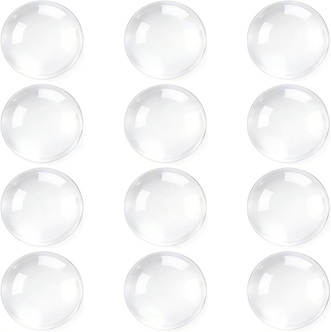 5 x 12pcs Wall Bumpers, Door Stoppers, Clear Wall Protectors, Door Bumpers for Doorknob, Furniture Bumpers,Reducing Noise,Protecting Walls, Used for Entrance Door,Cabinet Door,Fridge Door(15*15mm) (15*15mm(0.59*0.59in))