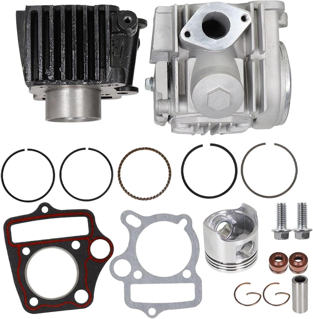 labwork Top End Kit Cylinder Head Piston 39mm Replacement for Honda XR50 Z50R CRF50