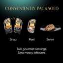 Sheba Perfect Portions Wet Cat Food Cuts in Gravy, Cat Food Wet Recipe, Roasted Chicken Entree and Turkey Entree, Variety Pack, Twin-Pack Trays (12 Count, 24 Servings) (EXP 01/31/28)