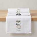 Fewgb Granny Gifts Kitchen Towel, Everything is Sweeter in Granny's Kitchen Family Thank You Gifts, Grandma Grandmother Dish Towels Dishcloths Tea Towels Hand Towel for Bathroom 16x24