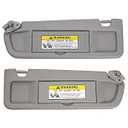 HIMIKI A Pair Light Gray Left and Right Sun Visor Sunvisor Compatible with 2006 2007 2008 2009 2010 2011 Honda Civic Replaces# 83280-SNA-A01ZC 83230-SNA-A01ZC
