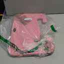 EcoNour 2 in 1 Car Steering Wheel Desk | Steering Wheel Tray for Laptop and Food | Pink Table Tray for Eating with Drinks Holder | Car Accessories