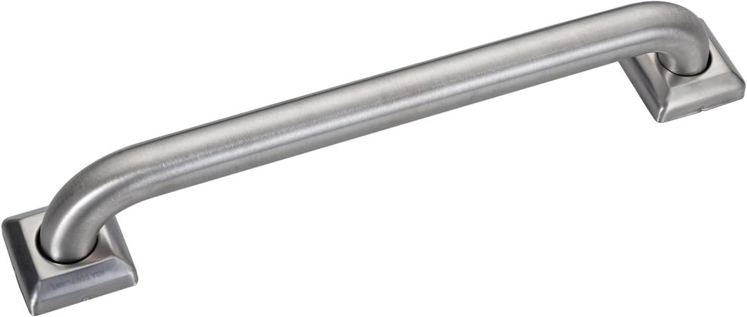 Joyrain Shower Grab bar for Seniors and Disabled - Wall Mounted Safety Rail with Secure Grip - Bathroom Grab Bars for Shower and Toilet(Brushed Stainless Steel, 12 inch)