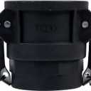 1 PC Polypropylene Camlock Fittings Standard Type D Camlock Fitting, 2" Female Coupler x 2" Female Thread 2 inch Cam lock Fittings With Camlock Gasket Inside