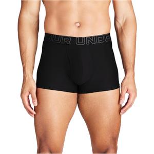 Under Armour Men's 1-Pack Performance Tech 3" Inseam Boxer Brief (Black Solid - Core) 3 XL
