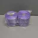 4 x 2 inch Light Purple Satin Ribbon 50 Yards Solid Fabric Ribbons Roll for Gift Wrapping, Satin Weddings,Flower Bouquet, Invitations,Sewing,Party Decorations, Holiday Decorating and More