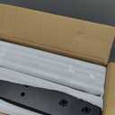 4 Pack Carbon Steel Dorm Bed Risers, 3.15" Diameter Metal Bed Riser