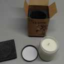 Shqiueos Sympathy Gifts for Loss of Loved One-No Words Just Hugs Lavender Scented Candle, Bereavement Gift Idea, Memorial, Grief, Thinking of You, Get Well, Comfort Condolence Gift (White)