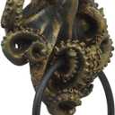 Pacific Giftware Nautical Gothic Mythical Sea Monster Deep Ocean Creature Octopus Kraken Cthulhu Decorative Door Knocker Wall Mount Polyresin Figurine 8.5" H