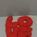 5 Pcs Valentine's Day Pillow Galentine's Day Gifts Heart Shaped Red and Pink Soft Throw Pillow Plush Heart Cushion for Girls Friends Gift Sofa Living Dining Room Decoration(Red)