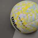 WILSON Impact Gen Green Volleyball - Official Size, Blue/Yellow