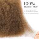 Afro Kinkys Bulk Human Hair for Twist 1 Pack 50 Gram Human Braiding Hair Dreadlocks Extensions Repair Locs (30#, 18inch)