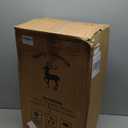 4.6ft Outdoor Lighted Reindeer Christmas Decorations, 3Pcs Handmade Deer Set with 240 LEDs, Weatherproof Safe Material Metal Frame for Yard, Garden, Indoor Holiday Decor, White, Plug and Play