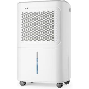 2500 Sq.Ft Dehumidifier for Basement Home, ASAHWo 34 Pints Dehumidifier with Drain Hose, Quiet Portable Dehumidifiers for Bathroom Large Room, Bedroom, Auto Defrost,Smart Humidity Control,24H Timer