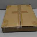 Round Pedestal End Table - 3-Tier Oval Accent Table for Small Spaces, Rustic Wood and Metal Couch Side Table, Nightstand for Bedroom or End Table Living Room, Easy to Assemble, Rustic Brown (1-Pack)