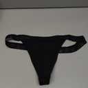 TIICHOO Period Underwear Thong Seamless Lace Period Panties Thong Tanga Leakproof Underwear 6 Pack (Size L,  3 Black/Brown/Sand/Khaki)