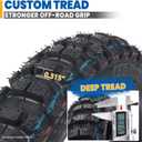 Wear-Resistant, Hyssk 60/100-14 80/100-12 Set Dirt Pit Bike Dual Sport Tire