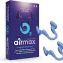 AIRMAX Nasal dilators for Sleeping - 76% More Airflow - Anti Snore Device - Breathe Freely Through the Nose - Sinus Relief, Sleep aid and snoring Solution - 2X Small Blue - 6 Month Relief