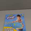 Refresh Sports Fun Flying Toy Easter Gift for Kids, Teens, and Adults - Beach Soft Disc, Durable Design Floats On Water! - Easter Basket Stuffers for Teens - Soft Friisbee - Outdoor Toys for Kids (Blue/Yellow)